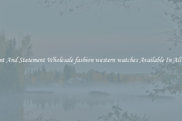 Elegant And Statement Wholesale fashion western watches Available In All Styles