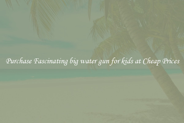 Purchase Fascinating big water gun for kids at Cheap Prices