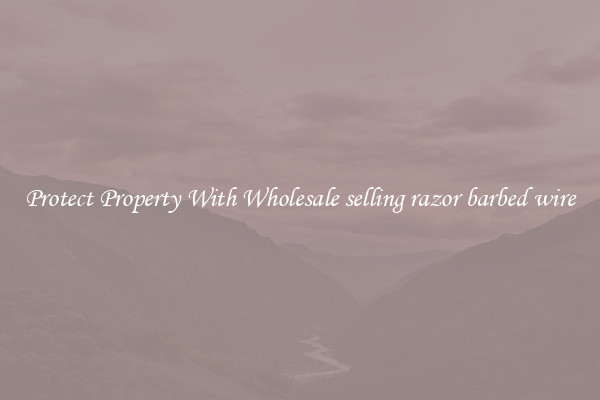 Protect Property With Wholesale selling razor barbed wire