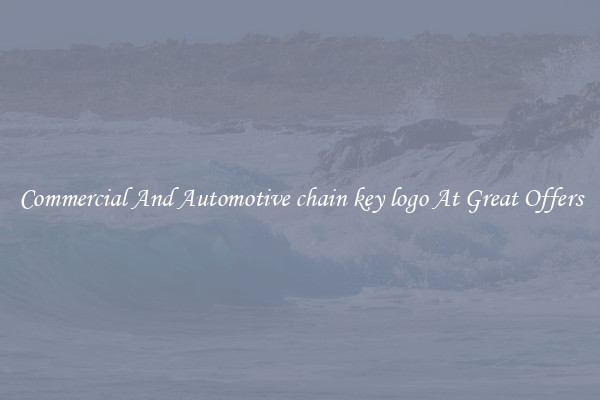 Commercial And Automotive chain key logo At Great Offers
